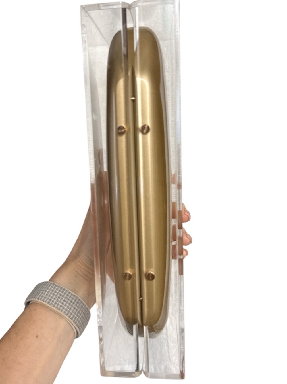 CULT GAIA  Annika Clear Acrylic Clutch Bag - Picture 7 of 10